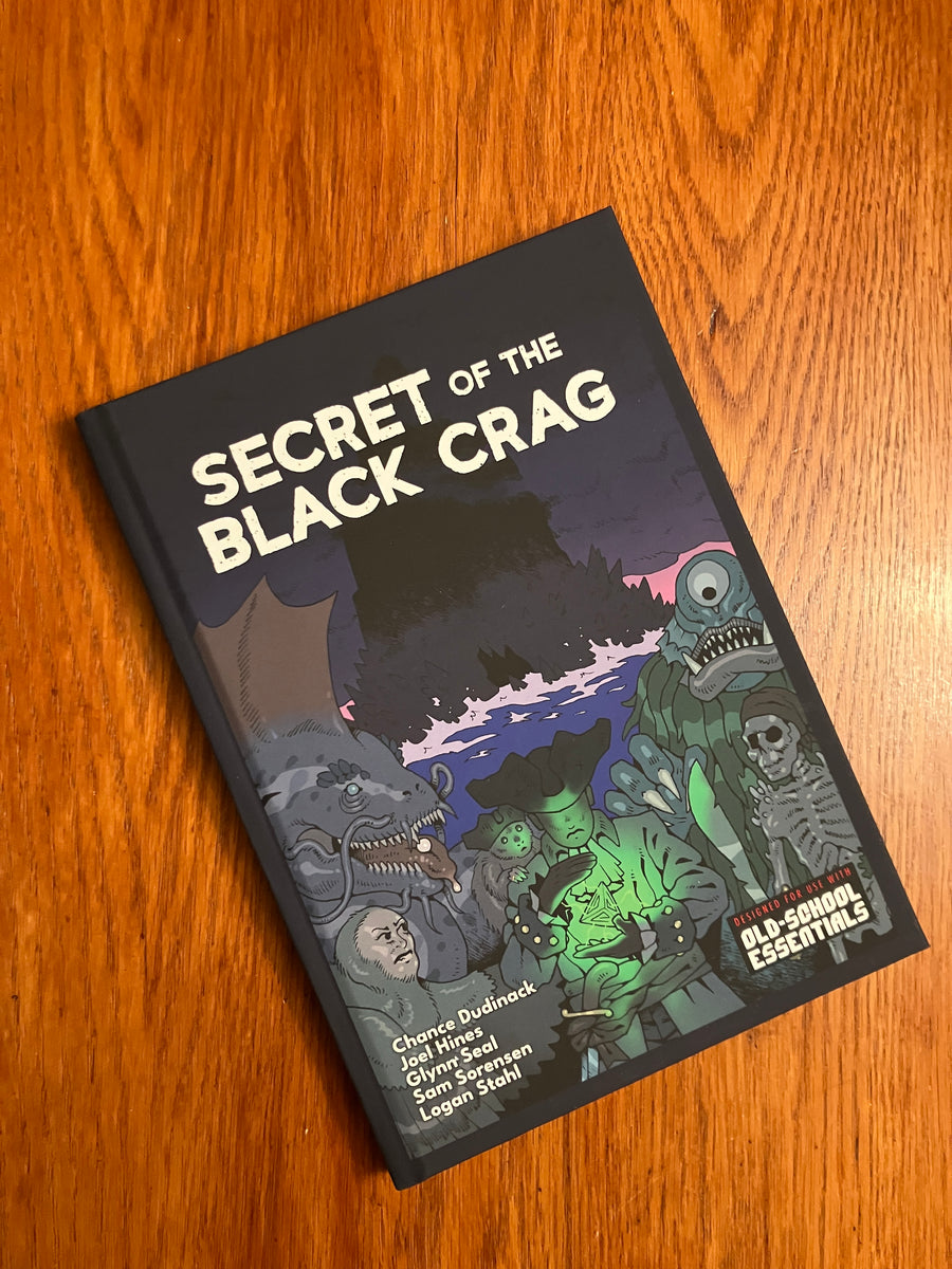 Livre RPG "Secret Of The Black Crag" - Édition OSRIC Couverture Rigide (Hardcover) Par Silverarm - Neuf