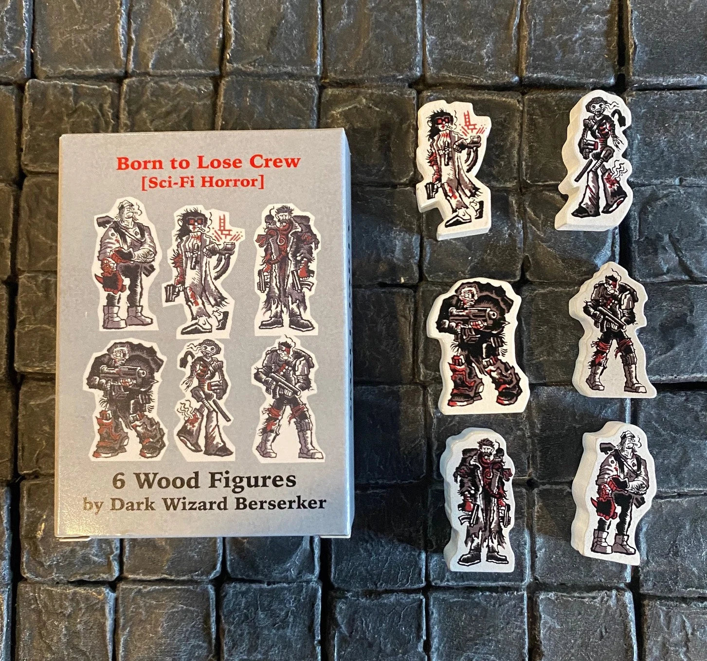 Born to Lose Crew - Small Party Series 1 - Minis - Art by Dark Wizard Berserker