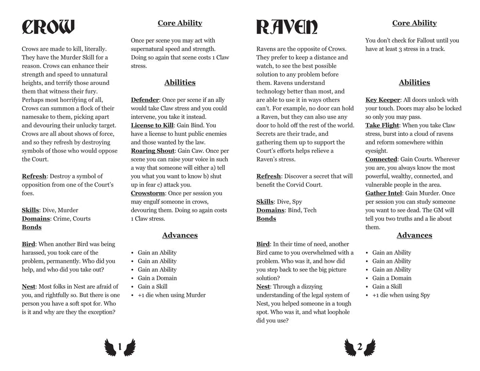 Corvid Court Aviary Edition