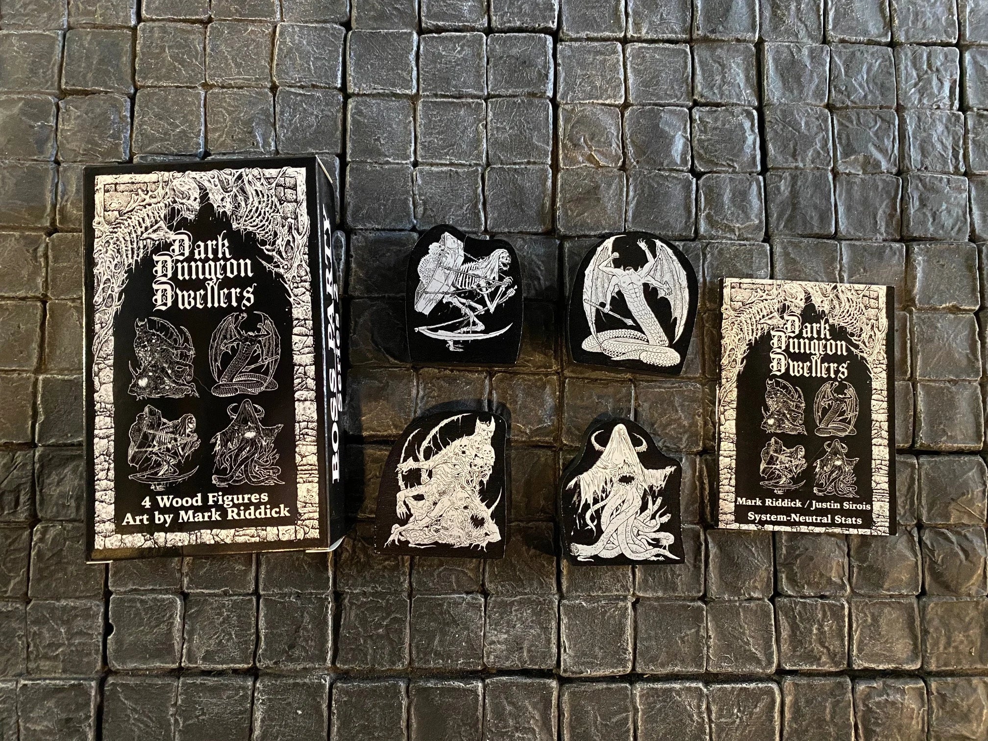 Dark Dungeon Dwellers - Boss Series 2 - Art by Mark Riddick - Minis