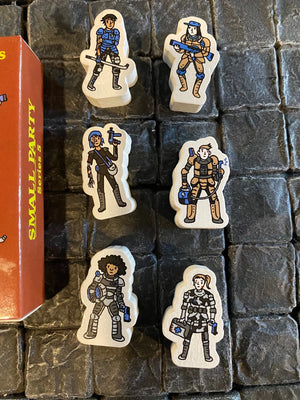 Scrappy AF Survivors  - Small Party Set 5 - art by Evlyn Moreau - Minis