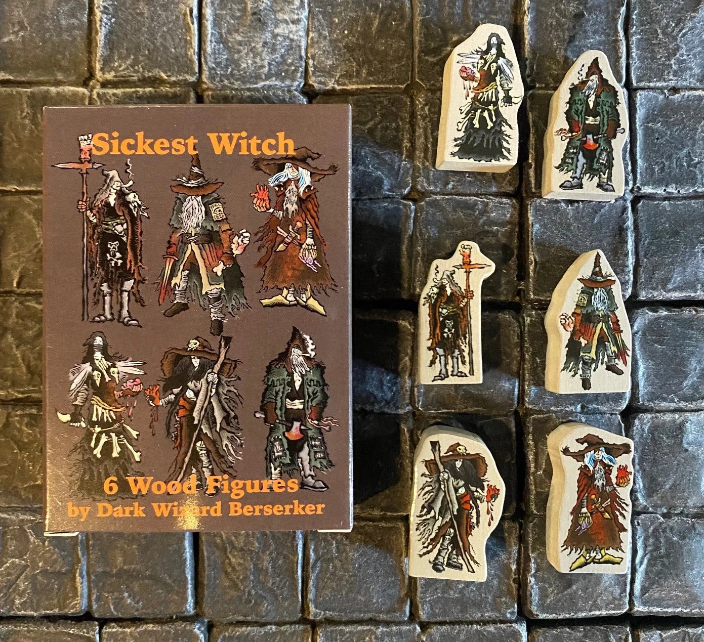 Sickest Witch - Small Party Series 3 - Minis - Art by Dark Wizard Berserker